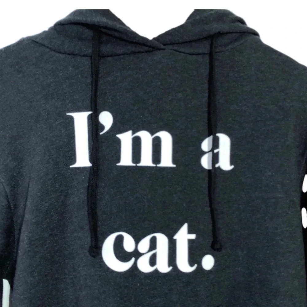WILDFOX I’m a cat Jumper Sweater Size S - Picture 4 of 5